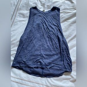 Blue lulu muscle tank